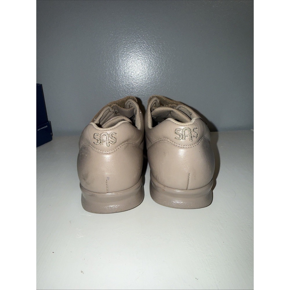 SAS Walking Comfort Shoes EZ Strap Orthopedic Mocha Leather Womens Sz 8.5M - Picture 3 of 7